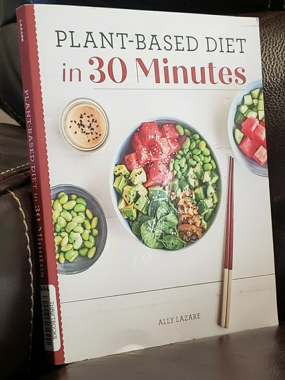 Plant-Based Diet Cookbook - White & Red Cover